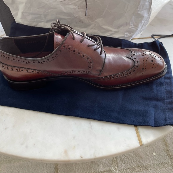 Brand new brown leather Prada shoes . - Picture 7 of 9